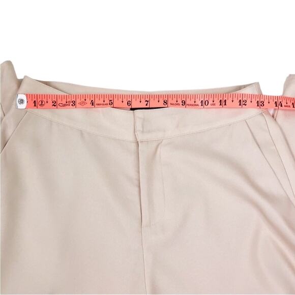 AS By DF Flare Satin Pant Women Sz 0 Blush Fairy Preppy Chick Luxury Party 20's - Picture 8 of 15